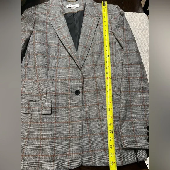 NWT Calvin Klein Women's Blazer Single Button Closure - Picture 3 of 8